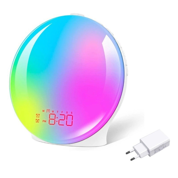 Smarter LED-Wecker mit Sonnenaufgangssimulation und RGB-Licht