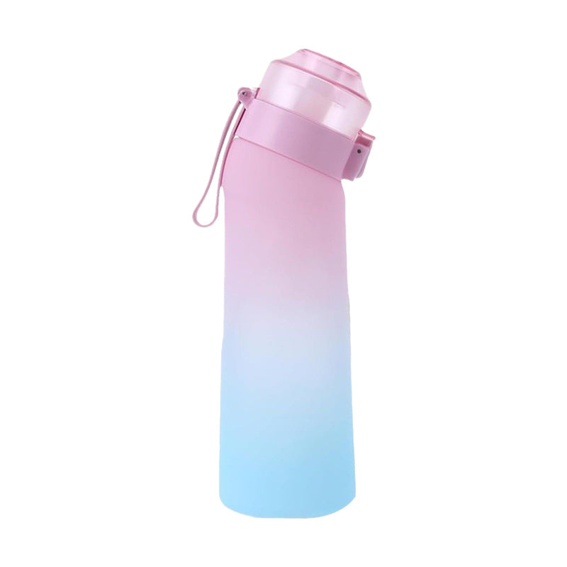 Sportbecher aus Tritan, 650 ml, mit Strohhalm