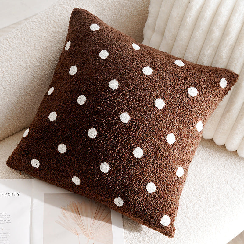 Dekokissen Jacquard, Creme und Schwarz