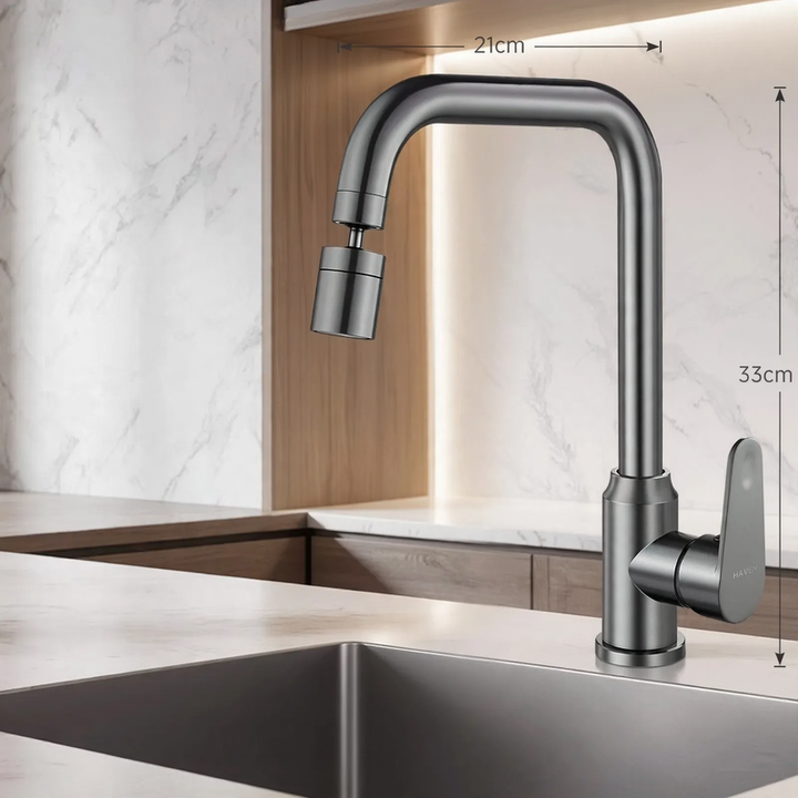 Edelstahl-Wasserhahn für Küche, Misch- oder Kaltwasser