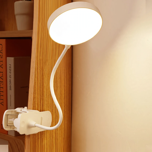 Augenschonende LED-Klemmlampe für Studium und Lesen