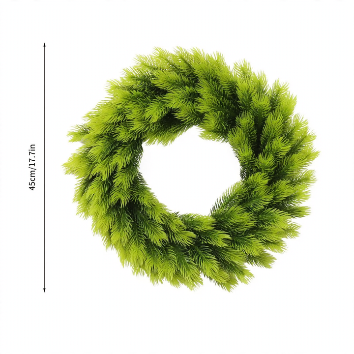 Künstlicher Weihnachtskranz aus Kunststoff, 10-30 cm