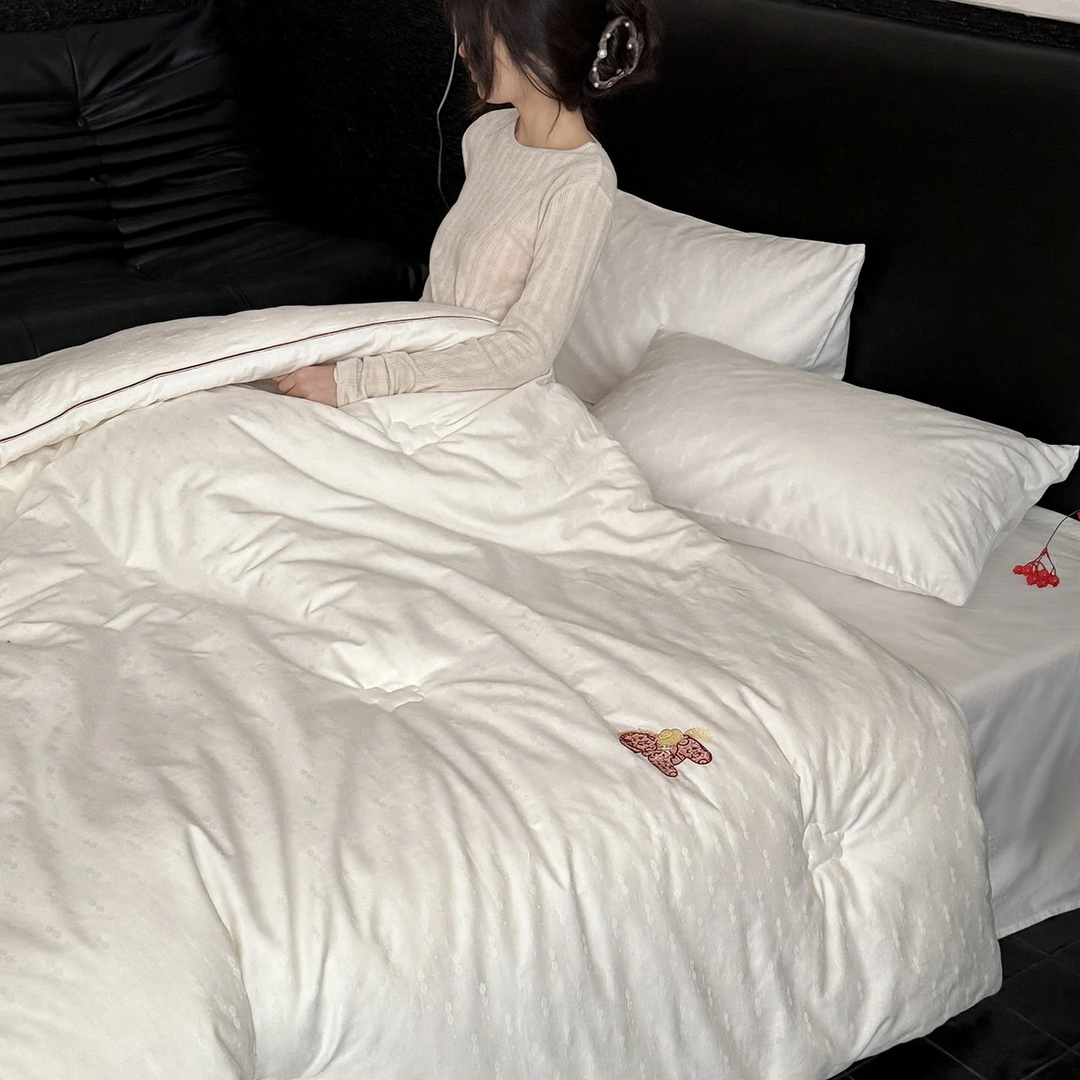 Steppbett aus Baumwolle, Frühling bis Winter