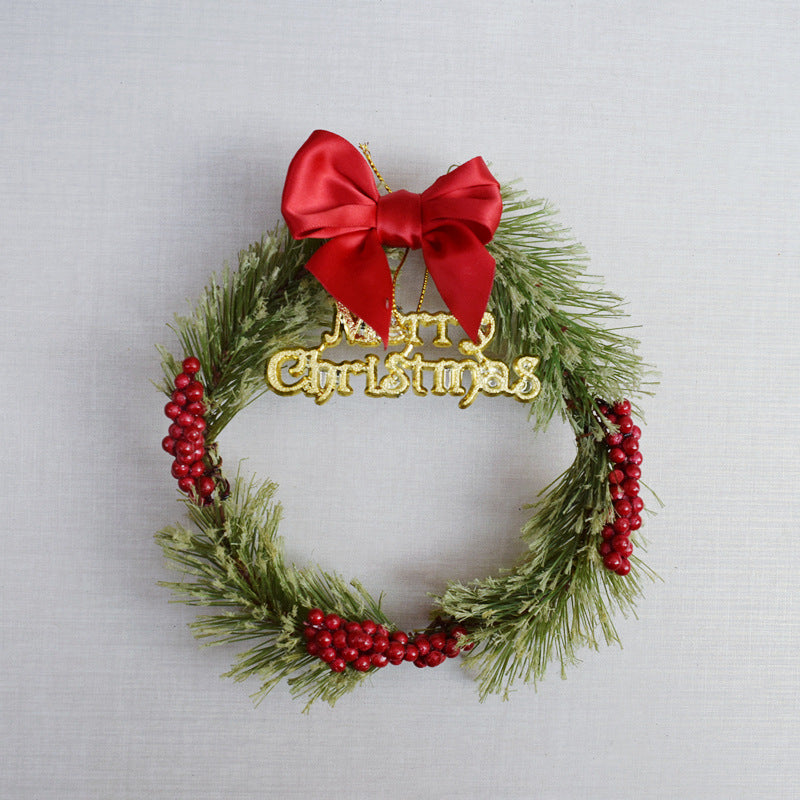Mini-Weihnachtskranz 15 cm mit Dekoration