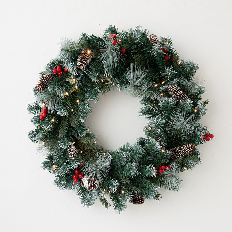 Weihnachtskranz, 45 cm, mit Beleuchtung