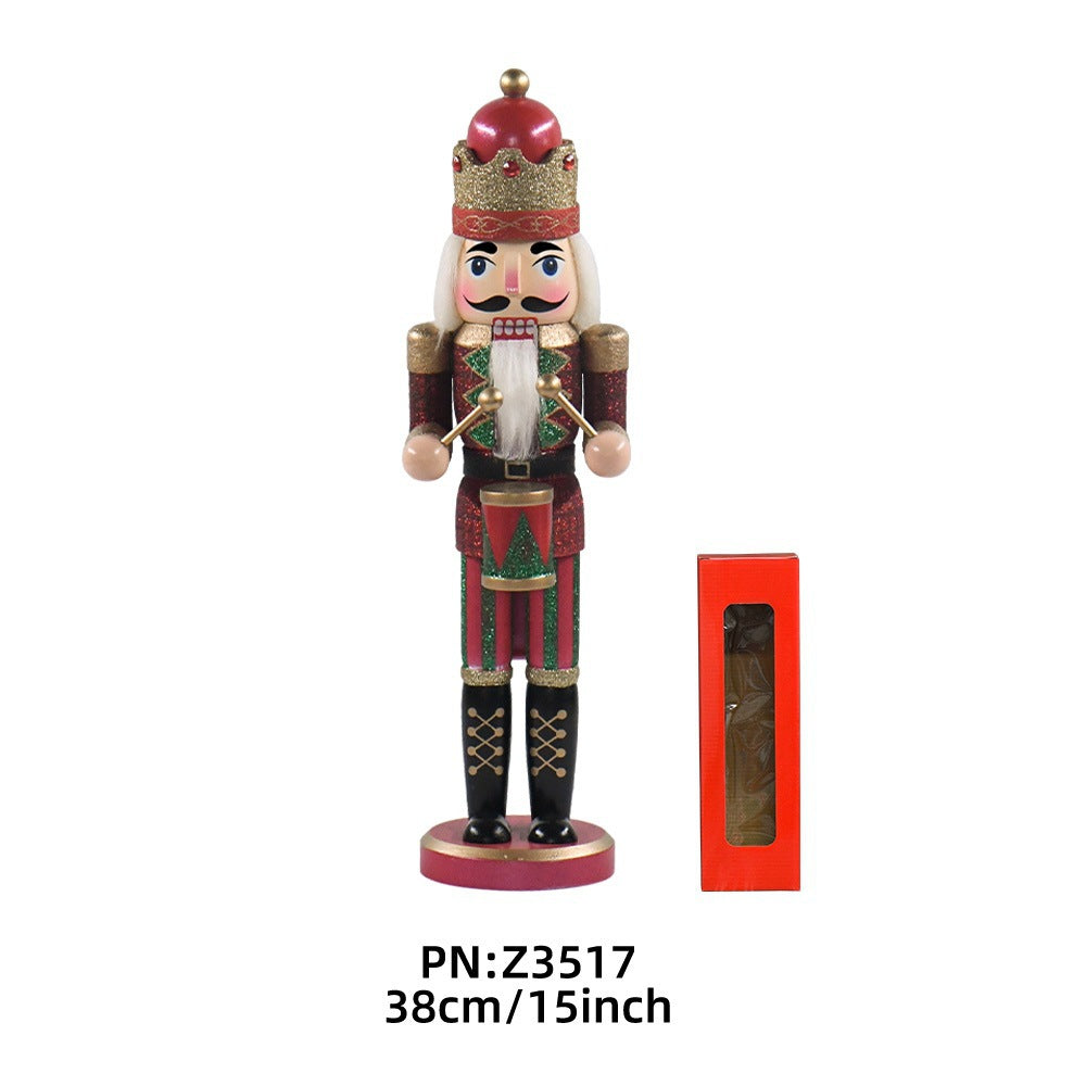 Dekorative Nussknacker-Figur aus Holz für festliche Anlässe