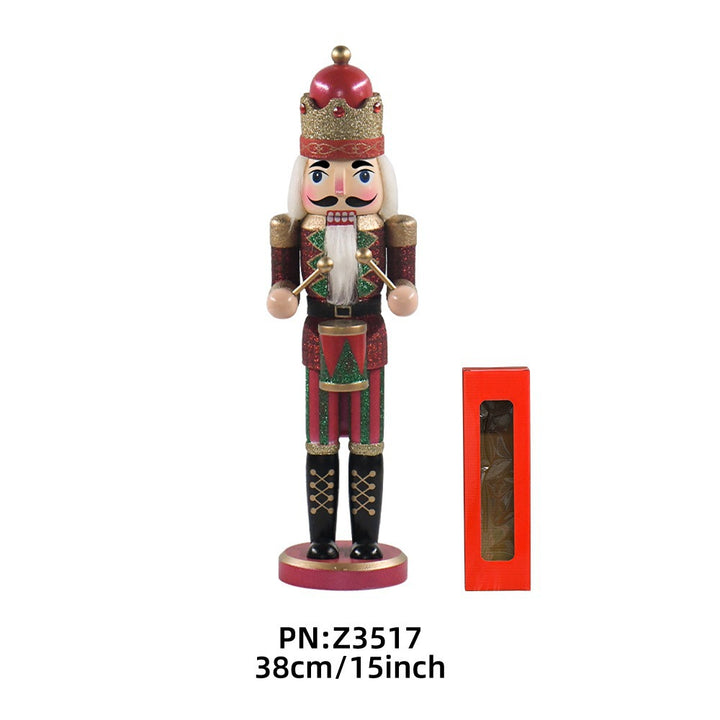 Dekorative Nussknacker-Figur aus Holz für festliche Anlässe