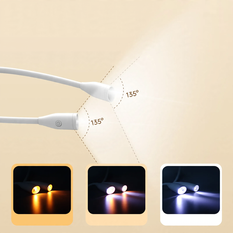 Tragbares LED-Nackenlicht für Outdoor und Studium