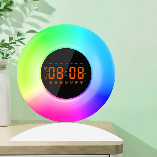 LED-Tageslichtwecker mit FM-Radio und Sonnenuntergangsmodus