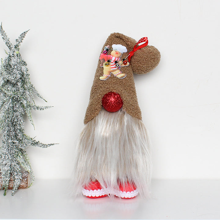 Dekorative Wichtelfigur für Herbst und Weihnachten