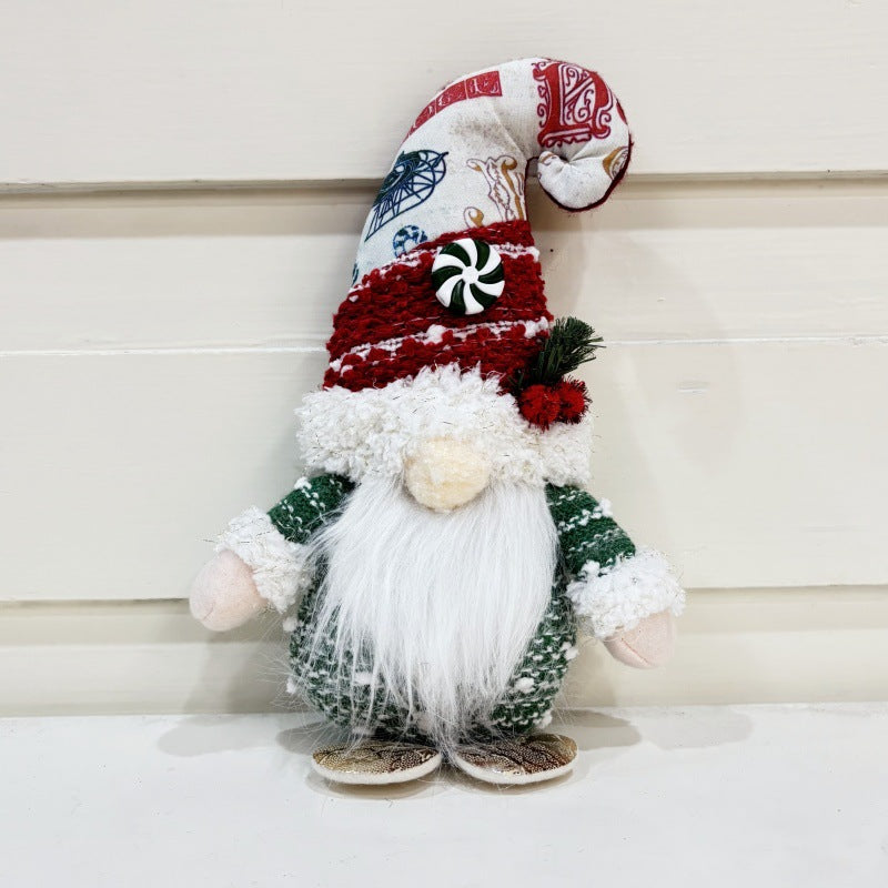 Verstellbare Wichtelfigur für die Weihnachtsdekoration