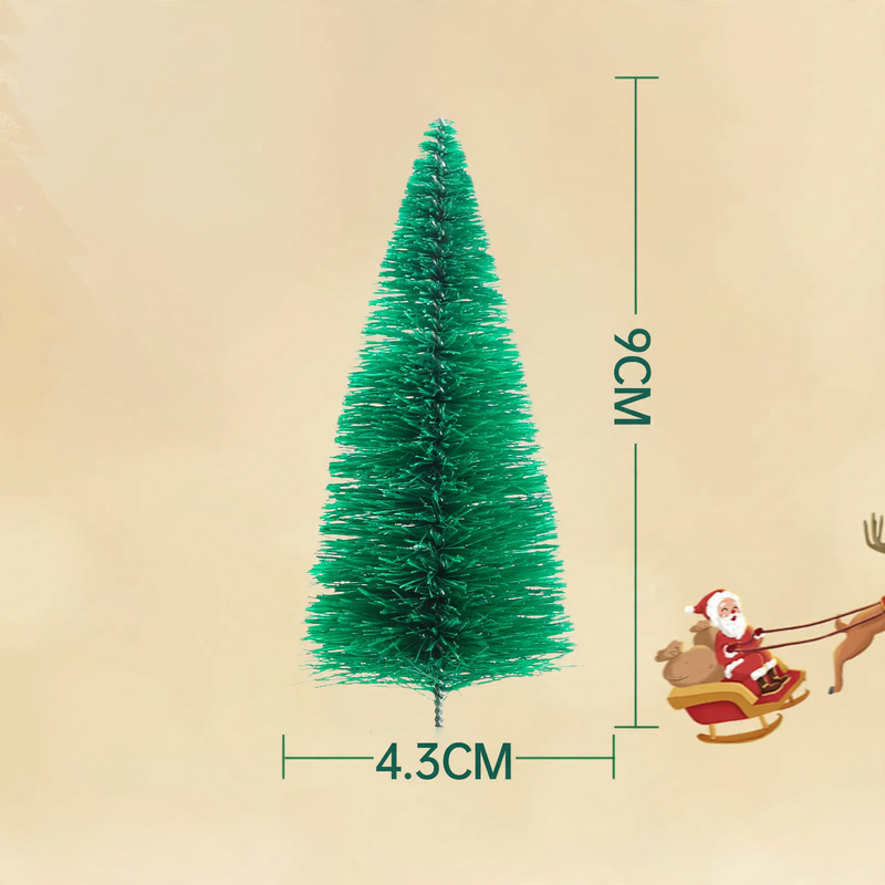 Miniatur-Weihnachtsbaum mit Schnee-Optik