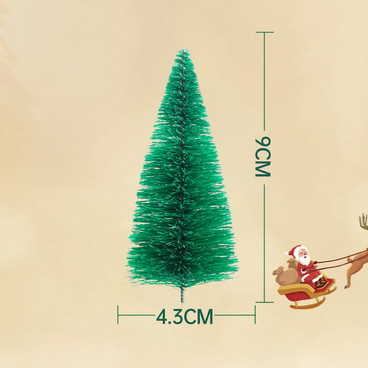 Miniatur-Weihnachtsbaum mit Schnee-Optik