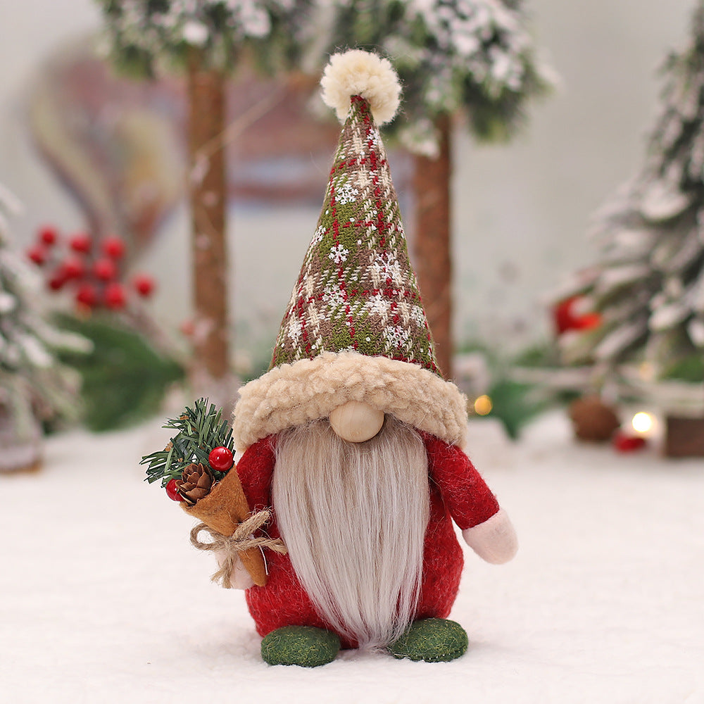Weihnachts-Wichtel mit Geschenk