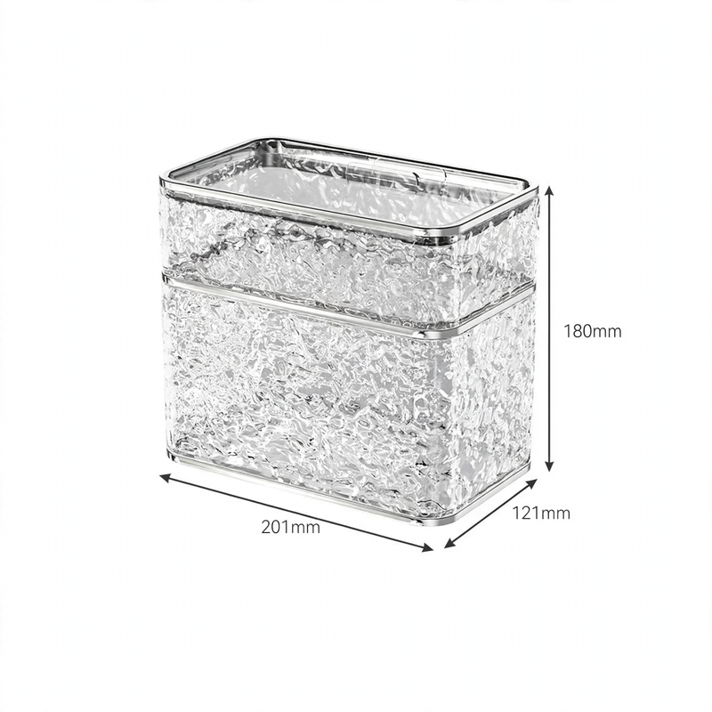 Wandmontierte Kosmetiktuchbox, Kunststoff