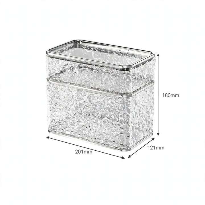 Wandmontierte Kosmetiktuchbox, Kunststoff