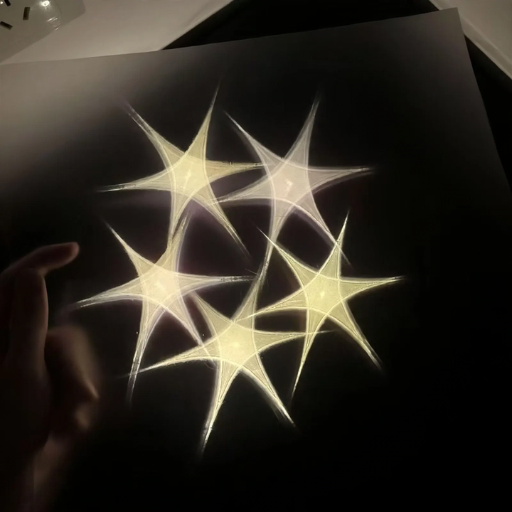 3D-Lichtfolie für Sternenlampen, verschiedene Größen