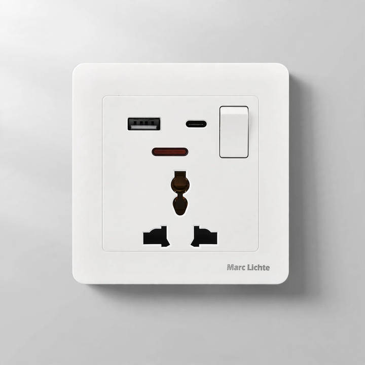 Steckdose 16A europäischer Standard mit USB