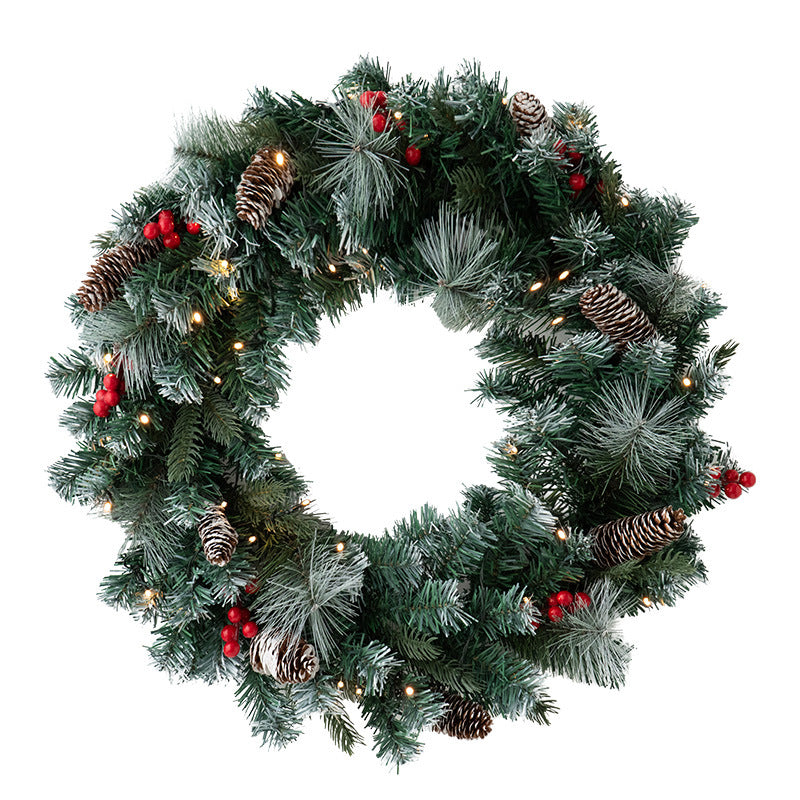 Weihnachtskranz, 45 cm, mit Beleuchtung