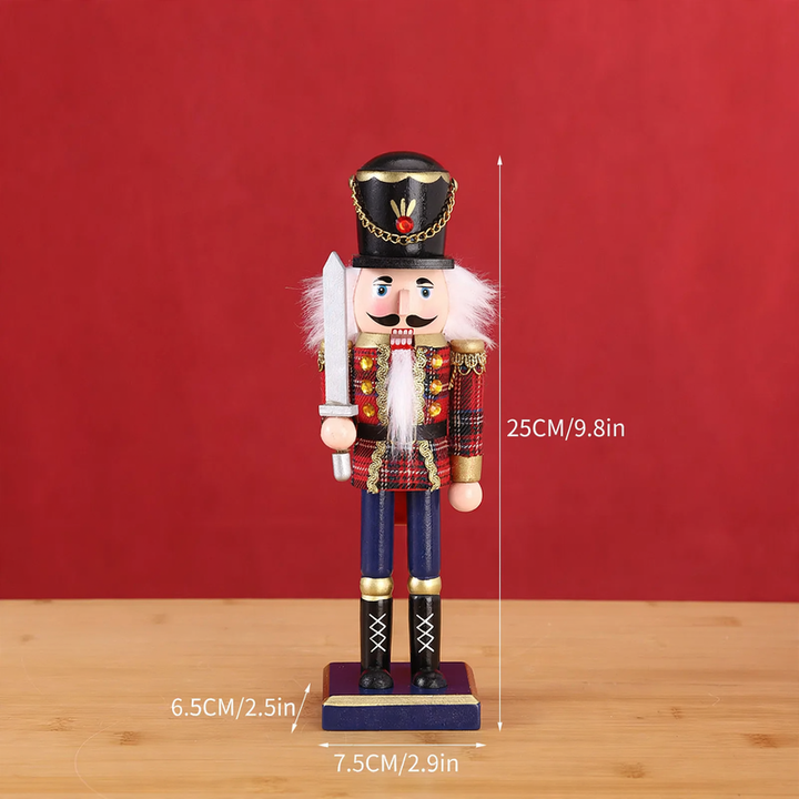 Nussknacker-Figur aus Holz, 25 cm, europäischer Stil