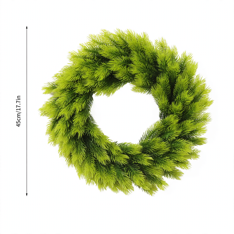Künstlicher Weihnachtskranz aus Kunststoff, 10-30 cm