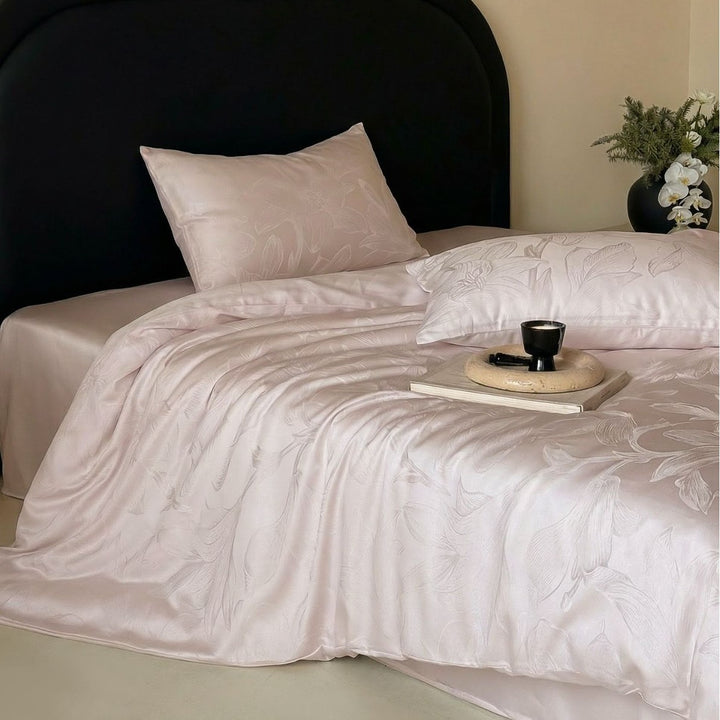 Tencel-Bettwäsche-Set, 4-teilig, kühlend und elegant