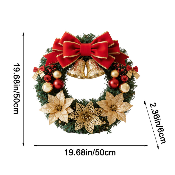 Weihnachtskranz mit Merry Christmas Schriftzug