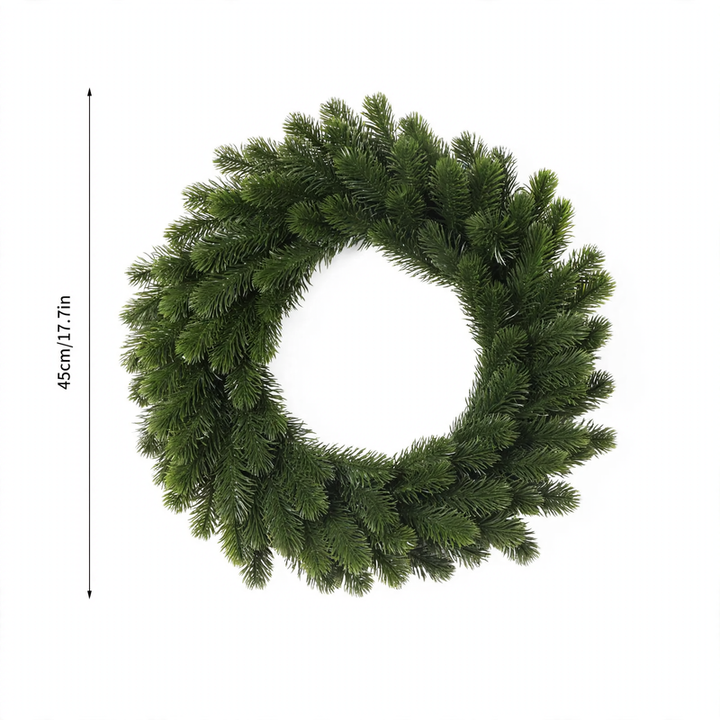 Künstlicher Weihnachtskranz aus Kunststoff, 10-30 cm