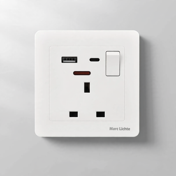 Steckdose 16A europäischer Standard mit USB