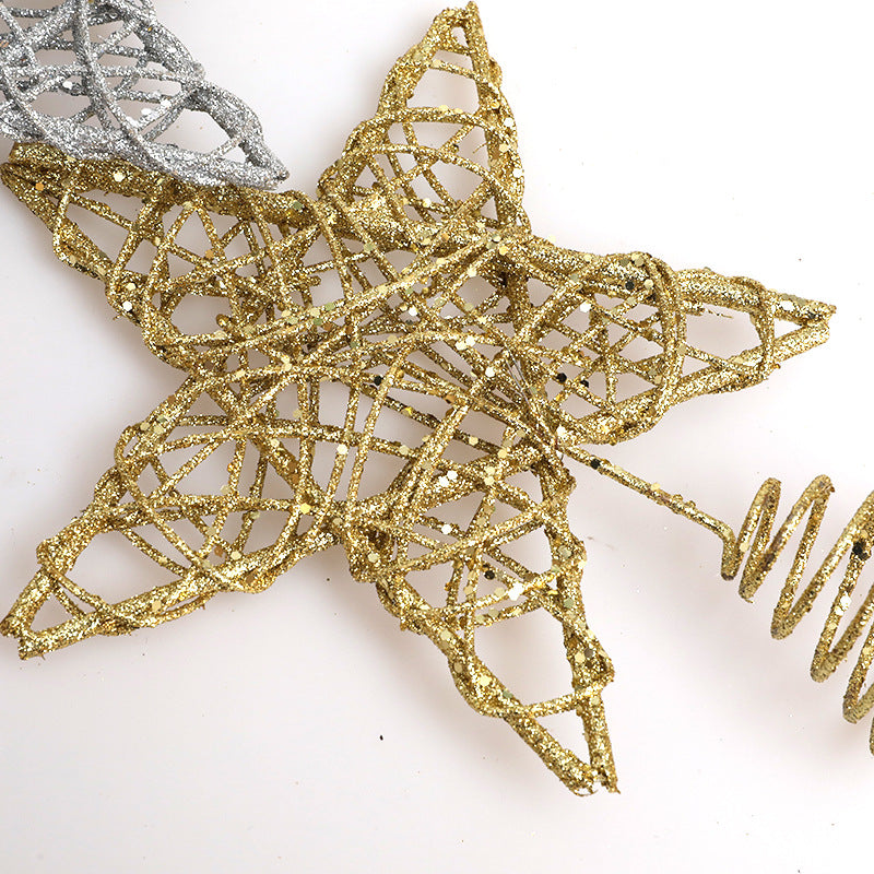 Weihnachtsbaum-Stern aus Rattan, 20 cm