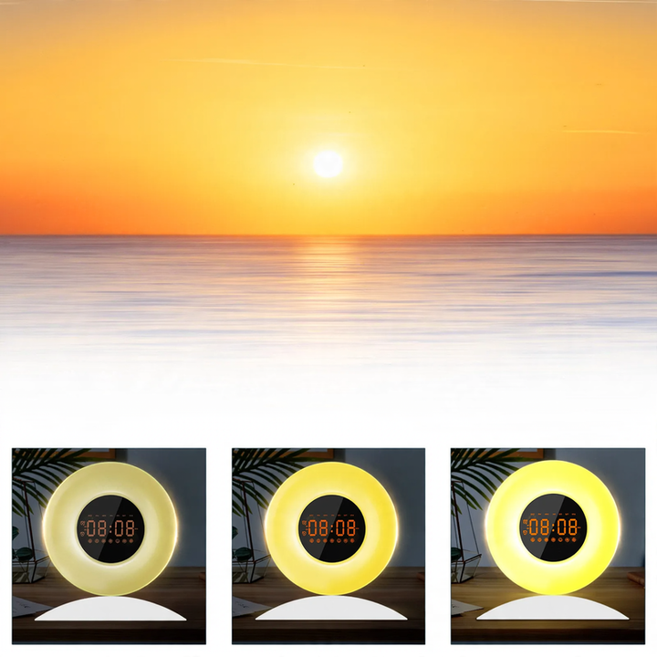 Intelligentes LED-Wecklicht mit Sonnenaufgangs- und Untergangssimulation