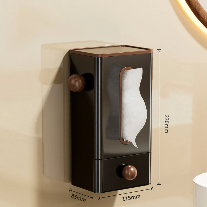 Wandmontierte Kosmetiktuchbox, Kunststoff