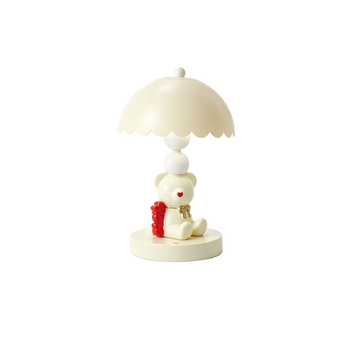 Schleife Teddybär Tischlampe für Kinderzimmer