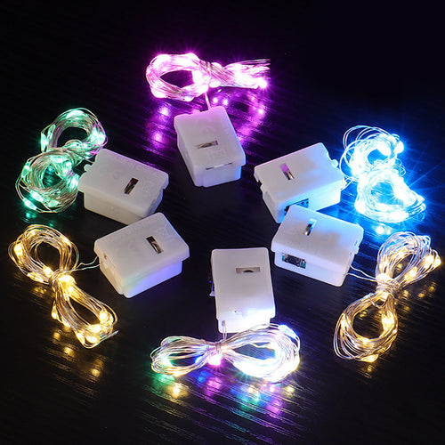LED-Lichterkette mit kleiner Batteriebox
