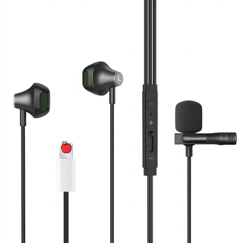 USB-C Kopfhörer mit Silikonaufsätzen