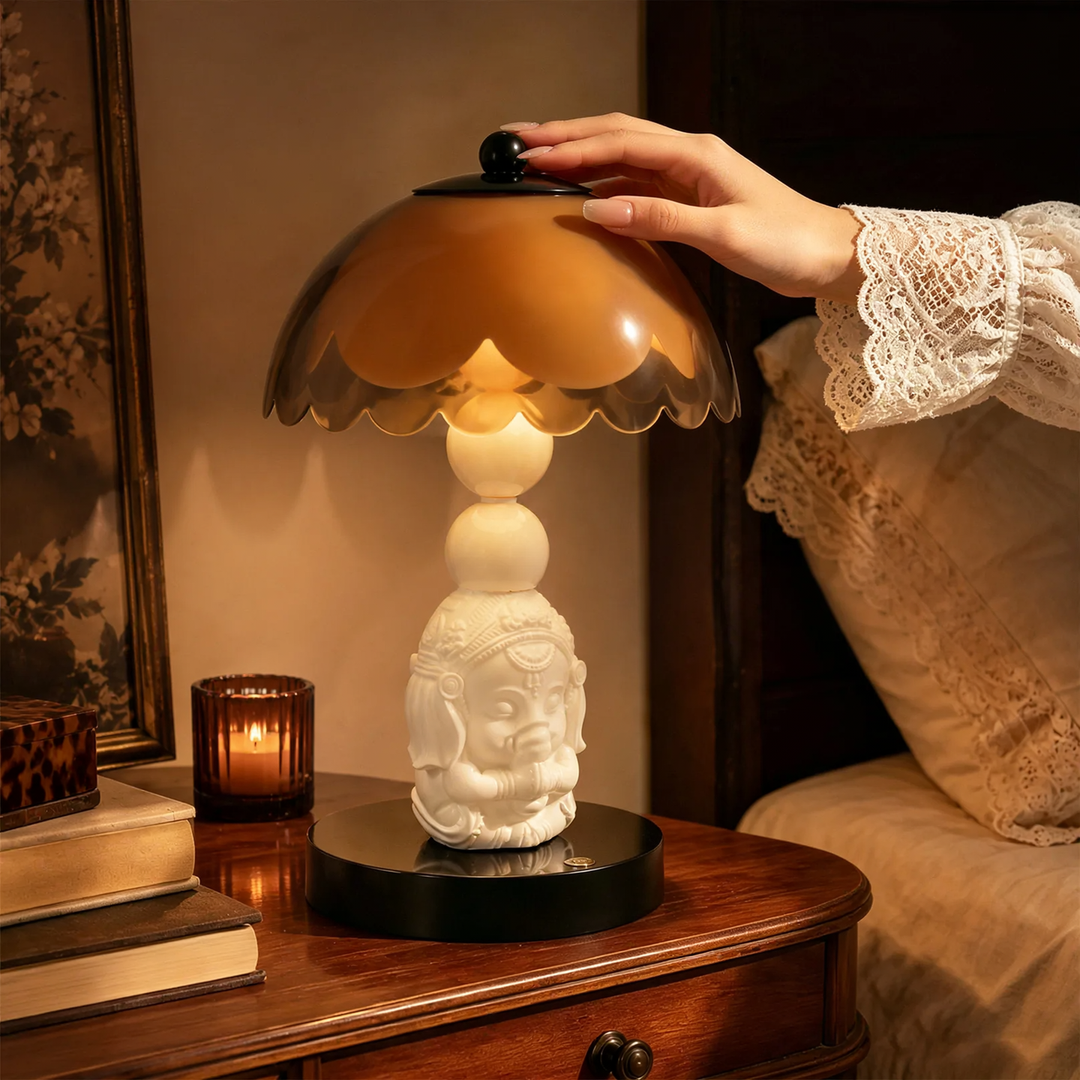 Nachttischlampe mit Elefanten-Motiv, niedlich