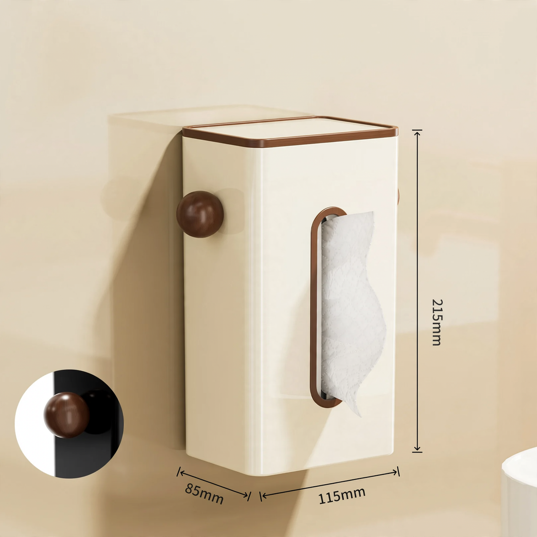 Wandmontierte Kosmetiktuchbox, Kunststoff