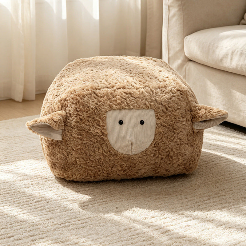 Plüsch-Sitzkissen Schaf-Design
