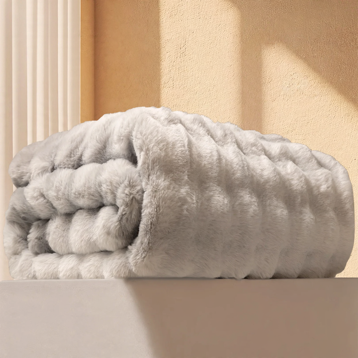 Flauschiges Bettlaken aus Milchfaser-Fleece, extra warm