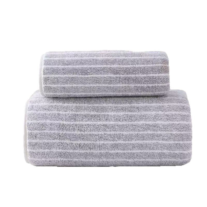 Badetuch-Set aus Korallenfleece, 2-teilig