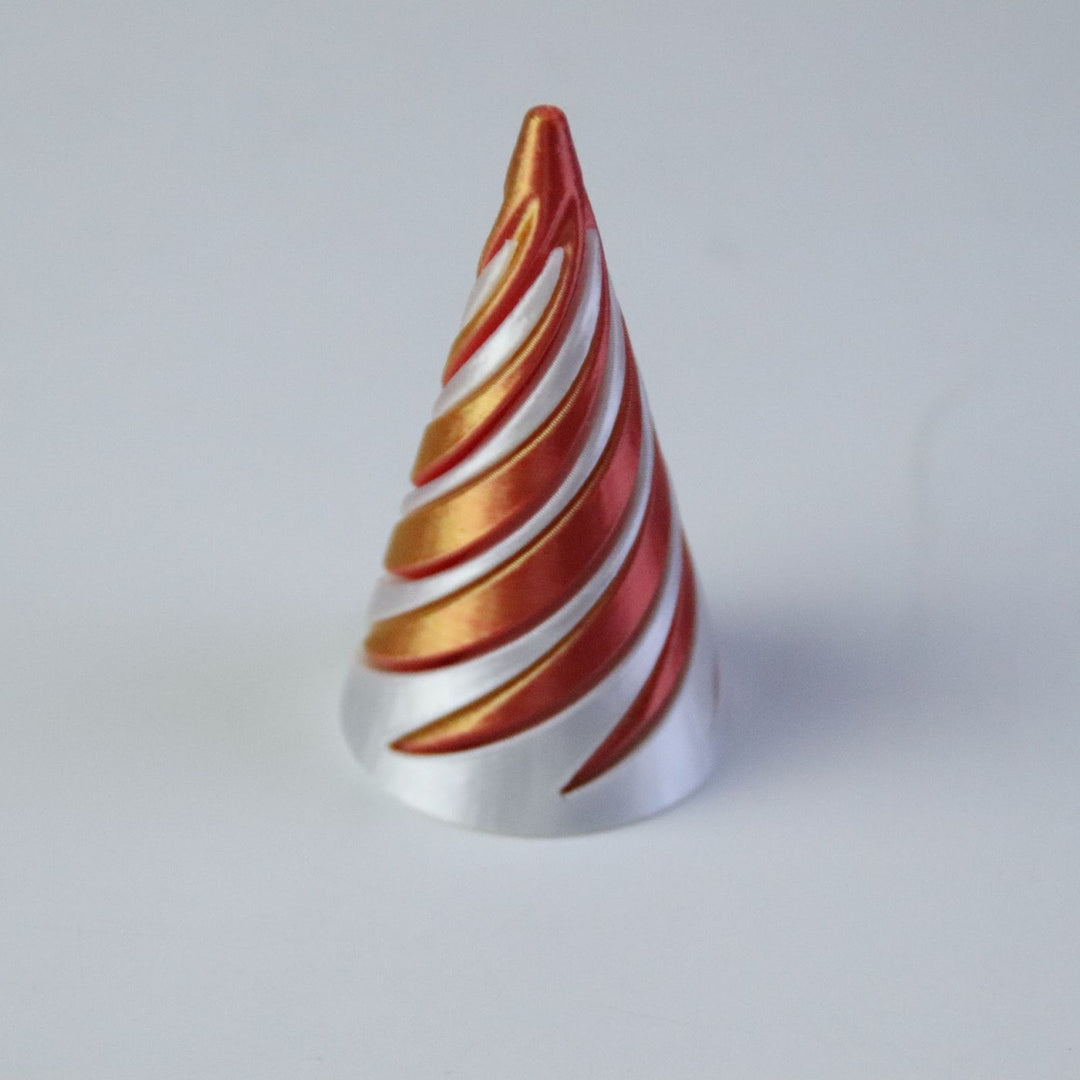 3D-gedrucktes Spiral-Pyramiden-Spielzeug