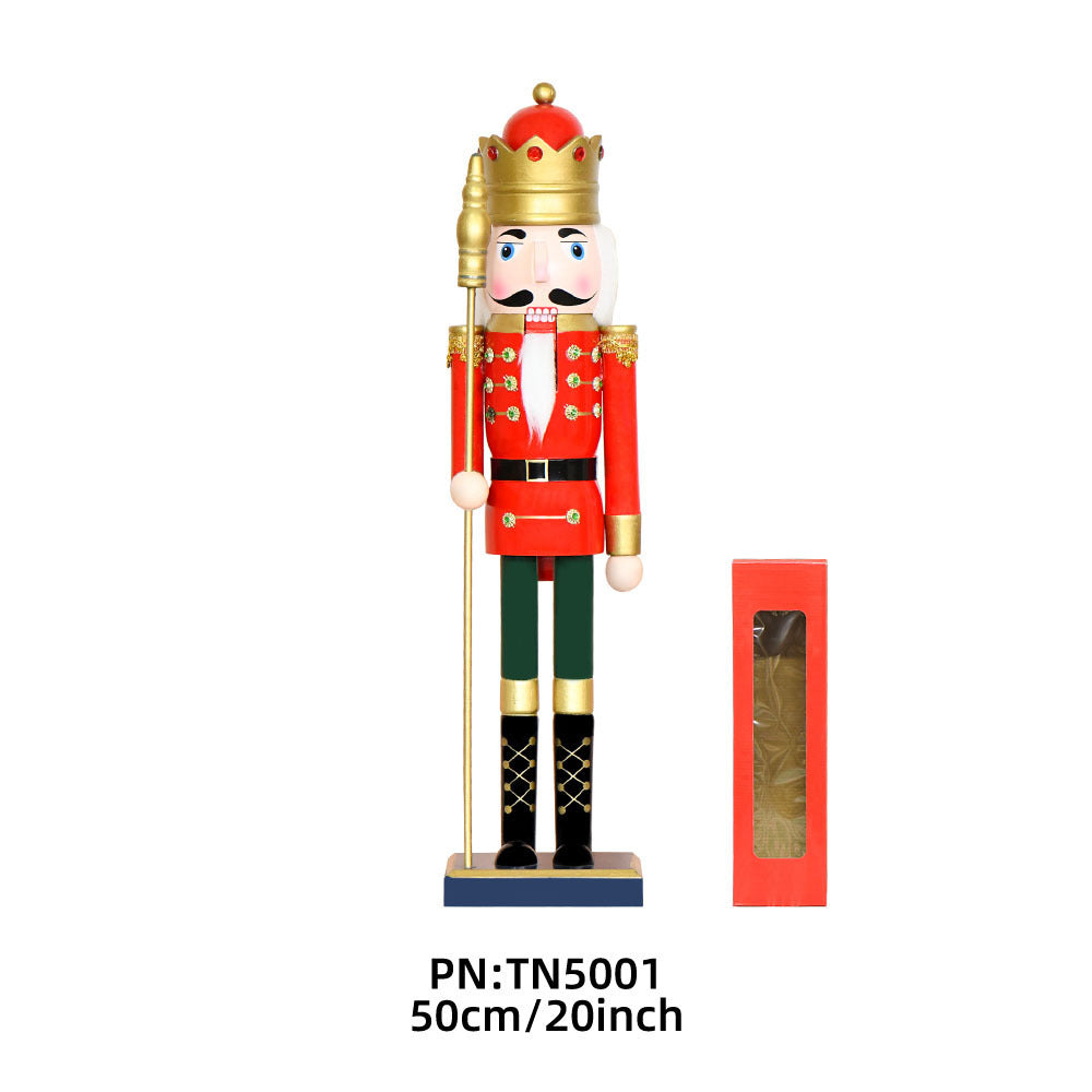 Großer Nussknacker-Soldat, 50 cm, Holz-Dekoration