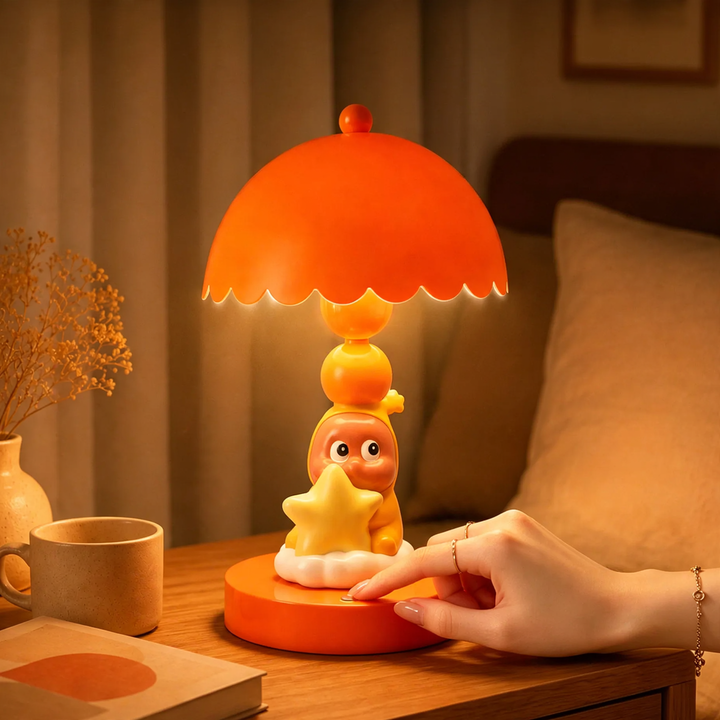Cartoon-Sternchen-Tischlampe mit Farbwechsel