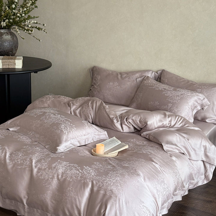Tencel-Bettwäsche, 4-teilig, elegant, kühlend