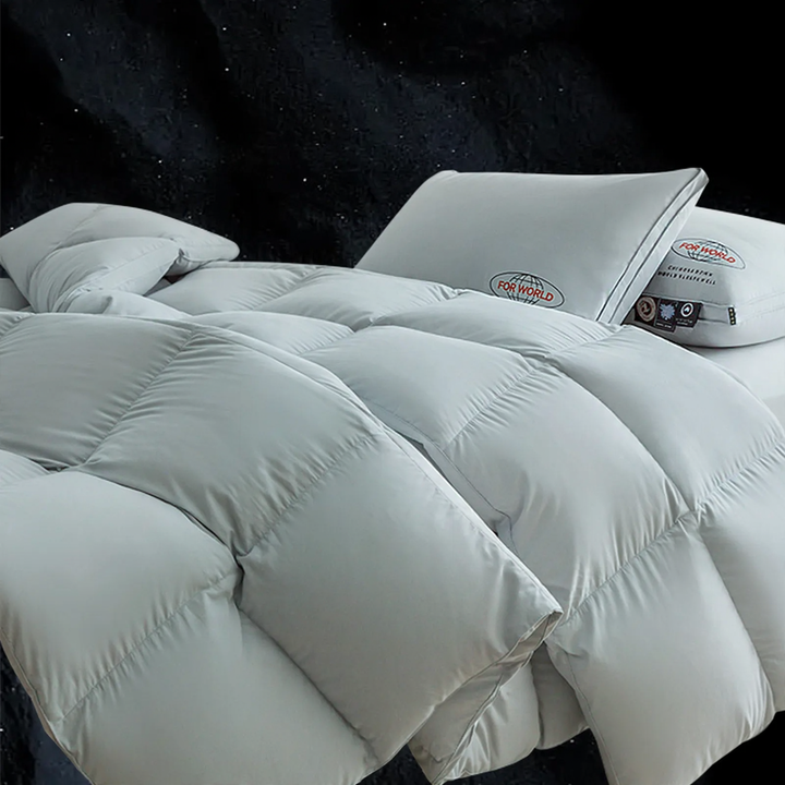 Gänsedaunenbett, Winterbett, reine Baumwolle, 5–6 kg