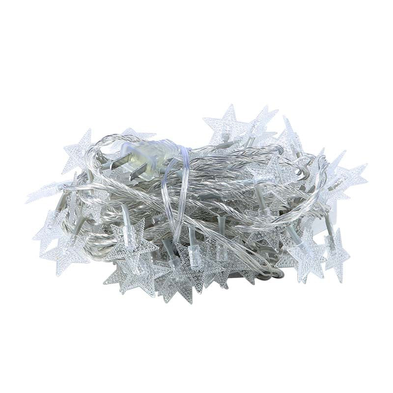 LED-Sternen-Lichterkette mit Batteriefach
