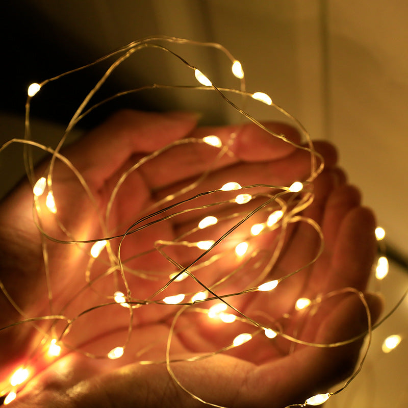 LED-Kupferdraht-Lichterkette mit PVC-Ummantelung