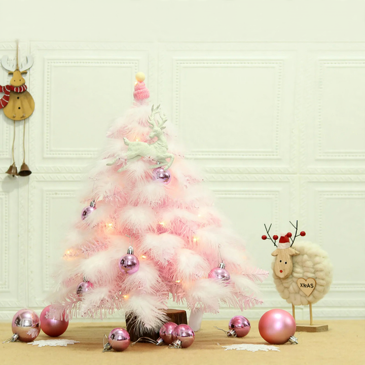 Mini-Weihnachtsbaum mit Dekoration, 45/60 cm, PVC