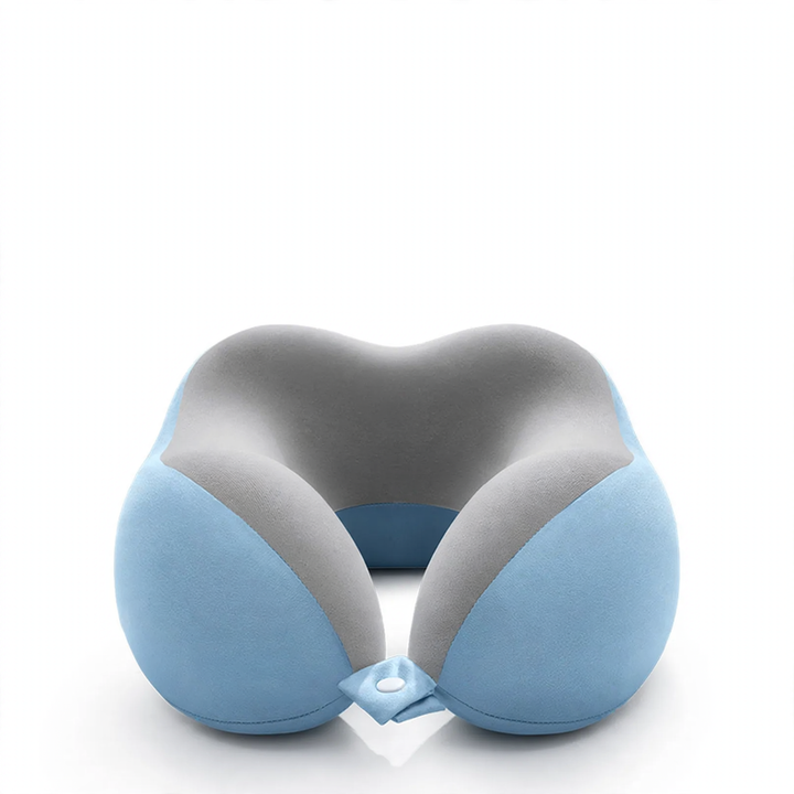 Memory-Foam U-Kissen mit 360°-Nackenstütze