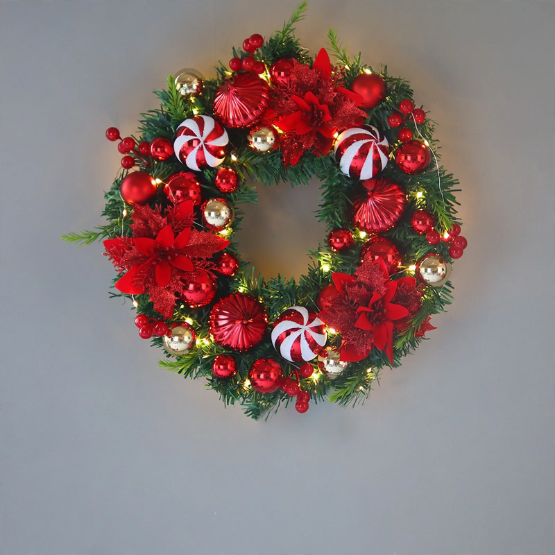 Weihnachtskranz mit Tannenzapfen, verschiedene Größen